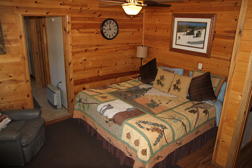 Master bedroom with king